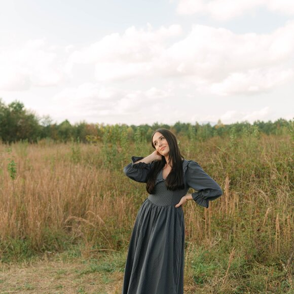 Jade Midi Ruffled Dress - Picture 4 of 6